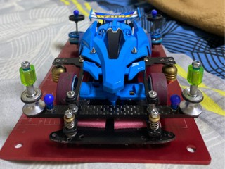 Blue avante race car